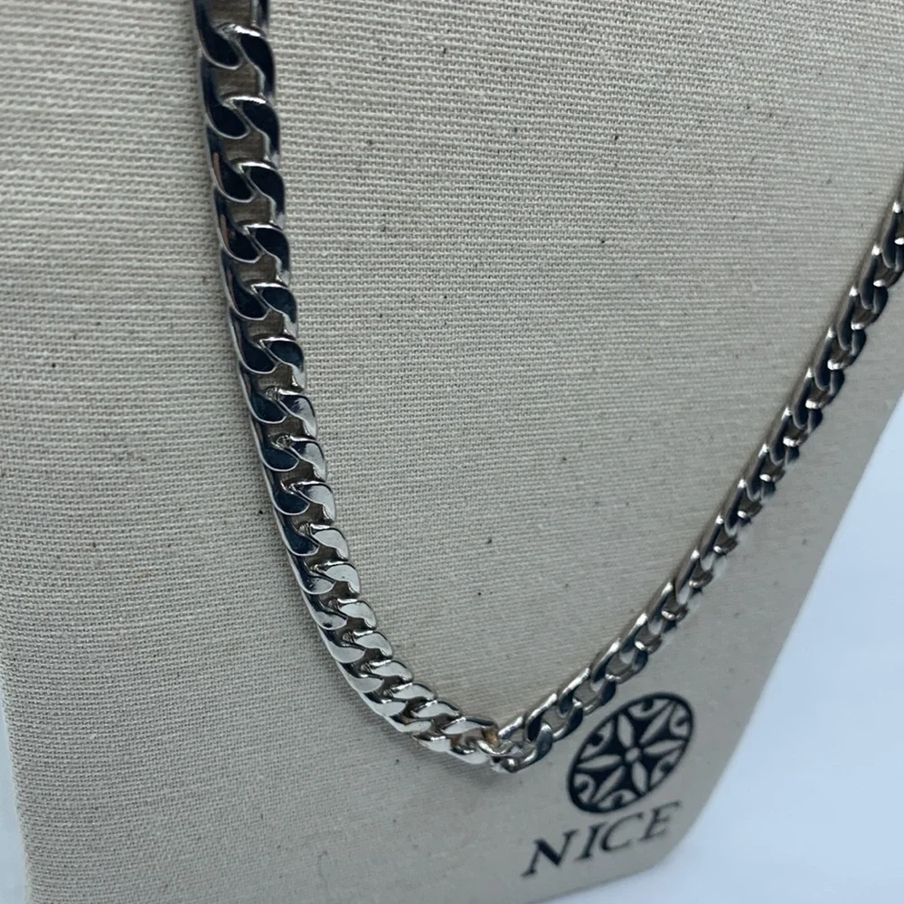 Modern Link Stainless Steel Chain Necklace